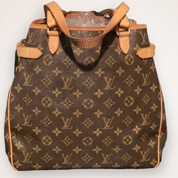 AUTHENTIC LOUIS VUITTON MONOGRAM BATIGNOLLES VERTICAL SHOULDER SATCHEL TOTE BAG - Picture 3 of 15